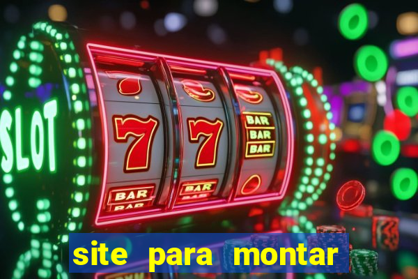 site para montar time de futebol